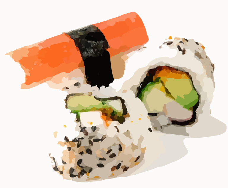 sushi, sushi roll, rice-296521.jpg