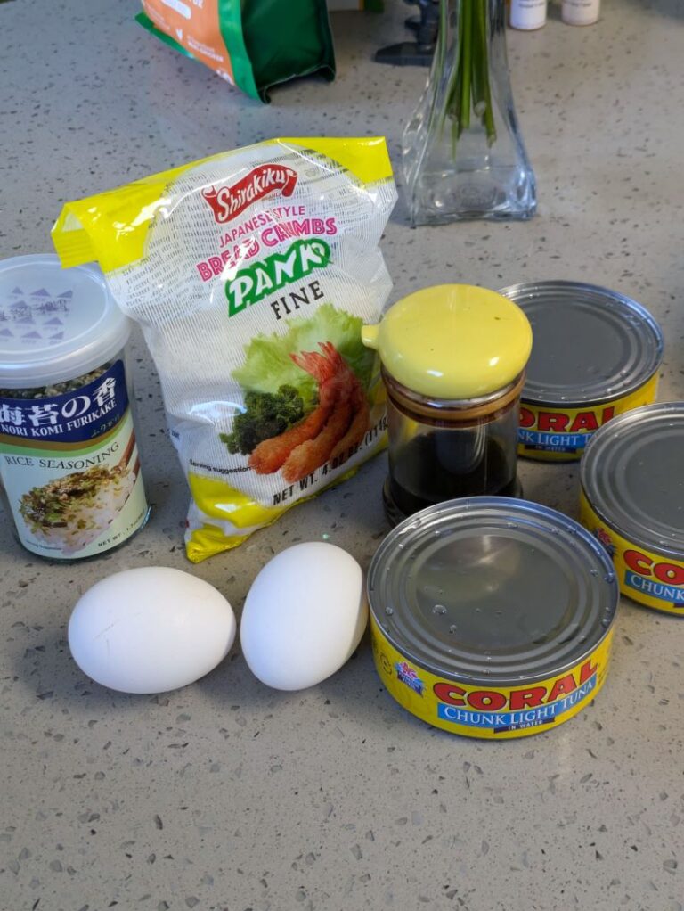 furikake tuna patties ingredients