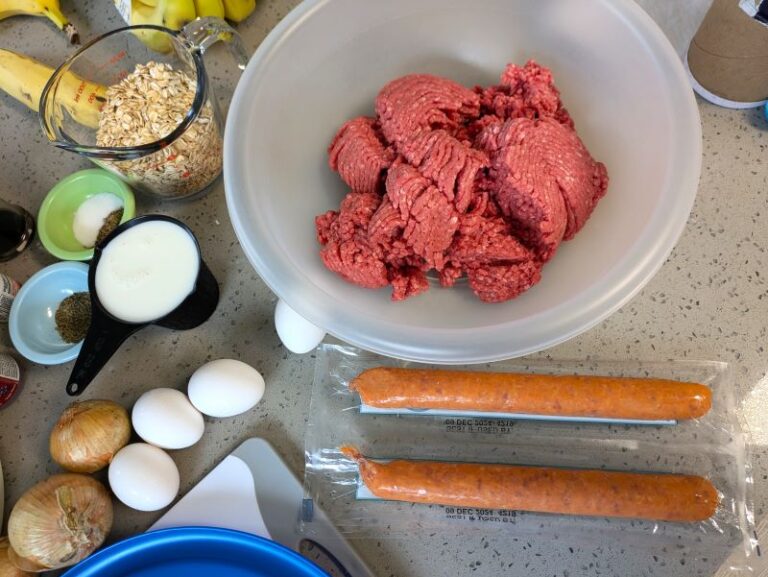 portuguese sausage meatloaf ingredients