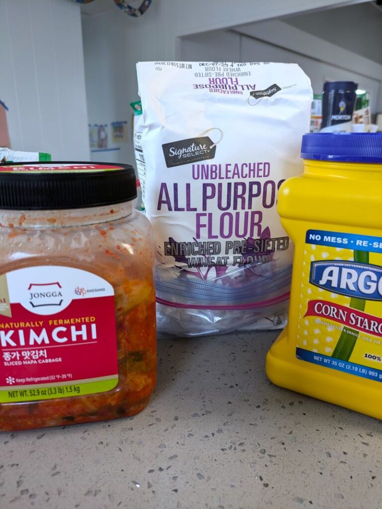 kimchi pancake for one ingredients