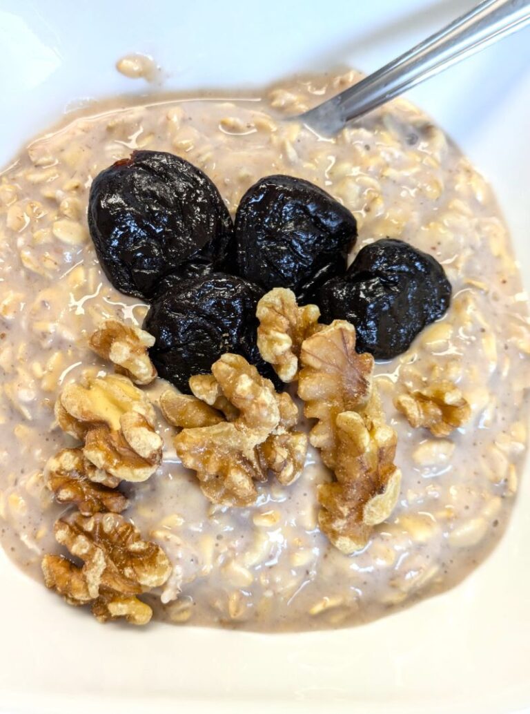 poi overnight oats in a bowl