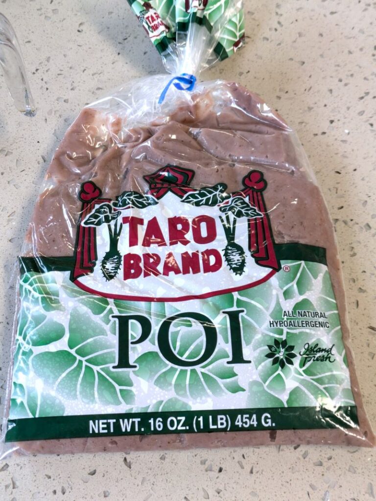 bag of Taro Brand poi