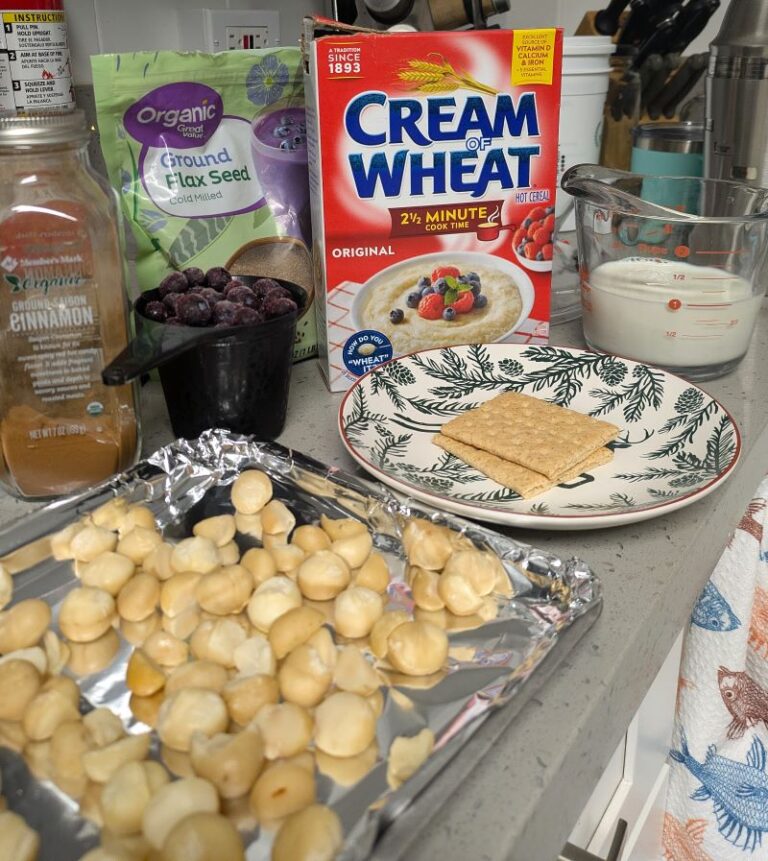 ingredients for blueberry pie cream of wheat