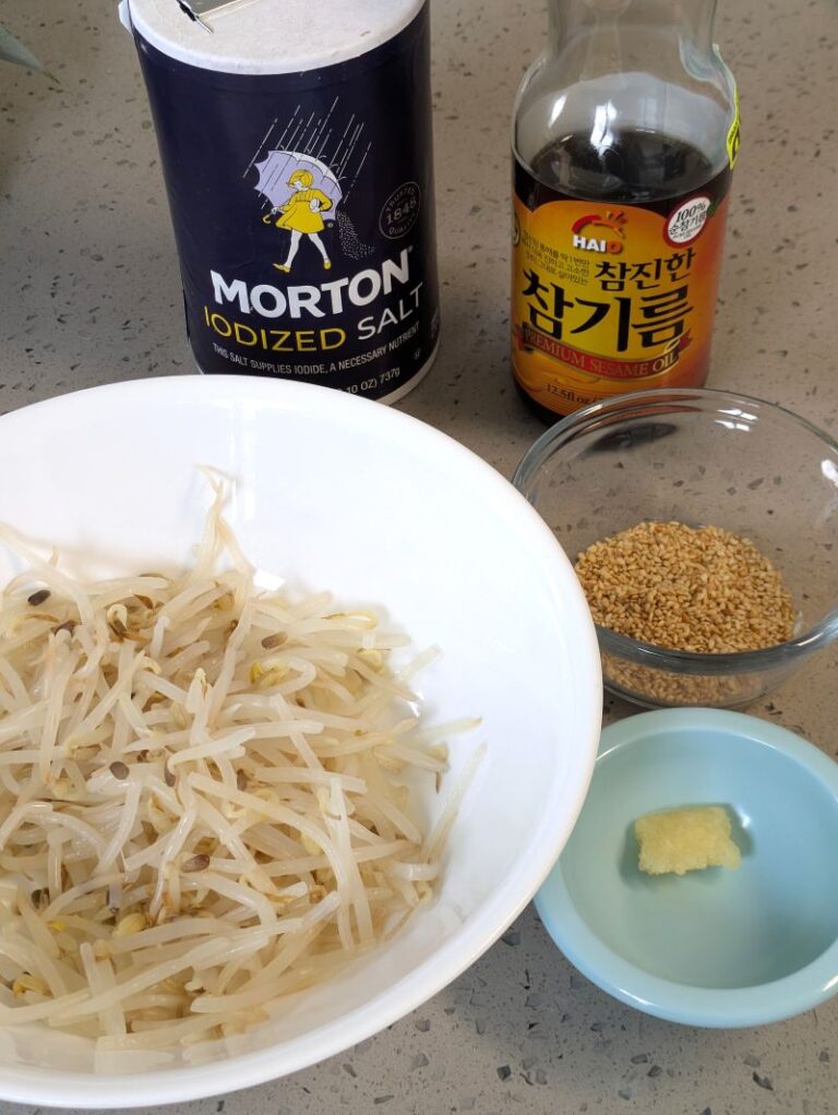 bean sprout banchan ingredients