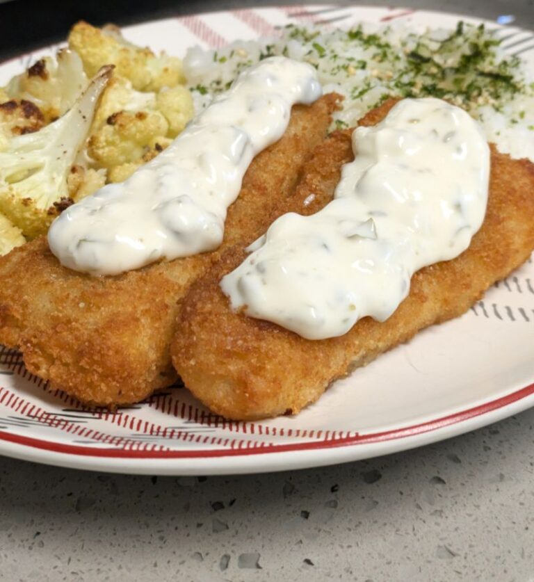 Easy Tartar Sauce on fried fish