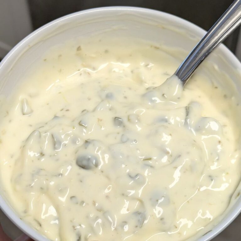 Easy Tartar Sauce in a bowl